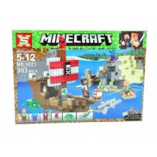 Конструктор SX 1023 Майнкрафт Приключения на пиратском корабле