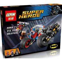 Конструктор Lepin 07032 Погоня на мотоцикле в Готэм-сити