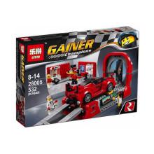 Конструктор Lepin 28005 Ferrari FXX K и Центр Разработки
