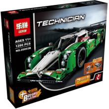 Конструктор Lepin 20003B Зеленый гоночный автомобиль (электромеханический)
