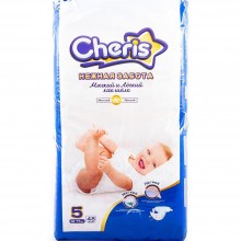 Подгузники Cheris детский бумажный XL(5)/12-17 кг 48 шт