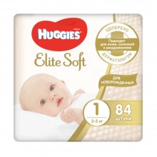Подгузники Huggies Elite Soft 1 Mega 3-5 кг 84 шт (5029053547947)   