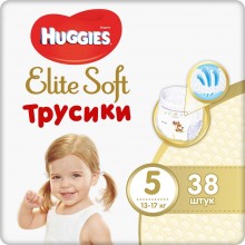 Подгузники-трусики Huggies Elite Soft 5 Mega 12-17 кг 38 шт (5029053547015)   